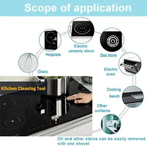 <span class=keywords><strong>Grattoir</strong></span> <span class=keywords><strong>pour</strong></span> plaque vitrocéramique, outil de nettoyage <span class=keywords><strong>pour</strong></span> plaque de cuisson à <span class=keywords><strong>induction</strong></span>, multifonctionnel, <span class=keywords><strong>pour</strong></span> plaques vitrocéramiques - Product Image 6