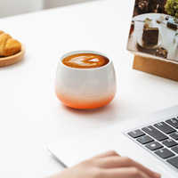 Mug à café en céramique à dégradé de couleurs, exclusivité transfrontalière, tasse à eau portable, accessoire de dégustation de matcha, fouet à matcha traditionnel