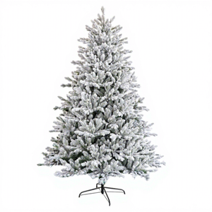 <span class=keywords><strong>Sapin</strong></span> <span class=keywords><strong>de</strong></span> Noël <span class=keywords><strong>artificiel</strong></span> <span class=keywords><strong>de</strong></span> haute qualité en PVC et PE, feuilles vertes, 240-300 <span class=keywords><strong>cm</strong></span>, avec neige floquée, base autoportante et éclairage LED - Product Image 3