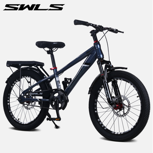 SWLS bicicletta <span class=keywords><strong>MTB</strong></span> a velocità singola per bambini 18/20/22/24 pollici sospensione del supporto forcella freno a disco fuoristrada per bambini Mountain Bike acciaio - Product Image 3