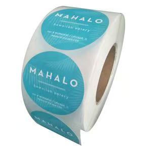 Wholesale Clear Roll Packing Seal <b>Sticker</b> Self Adhesive Transparent Closure <b>Sticker</b> - Product Image 3