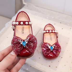 Zapatos de Cuero para Niñas 2026, Zapatos de Princesa con Lazo, Estilo Coreano, Zapatos Planos Casuales de Primavera y Otoño, Zapatos Cómodos para Niños - Product Image 2