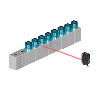 Capteur photoélectrique infrarouge BGS carré de 400 mm PX-450MCAN avec amplificateur intégré, longue portée, fixation par vis pour solutions de détection