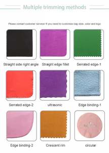 Chiffon de polissage en microfibre avec logo personnalisé OEM pour bijoux Offre Spéciale design de dessin animé carré pour bijoux en argent <span class=keywords><strong>sterling</strong></span> et en or - Product Image 6