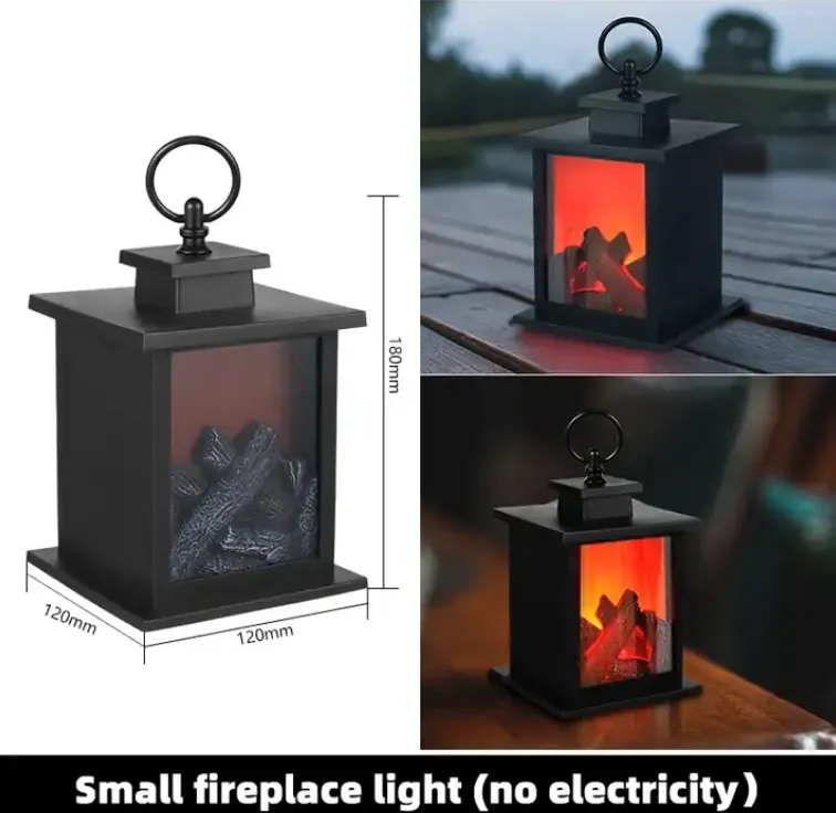 Caminetto finto decorazione creativa piccola decorazione per la casa morbida lampada a LED a carbone