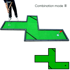 Thiết kế mới composable Mini sân golf dễ dàng để thiết lập nhỏ gọn di động nhân tạo Turf Golf đưa thực hành mat - Product Image 4