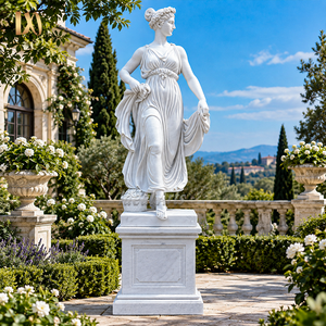 Statue de Déméter grandeur nature en marbre blanc naturel, sculptée à la main, déesse grecque, statue de femme en marbre à vendre - Product Image 1
