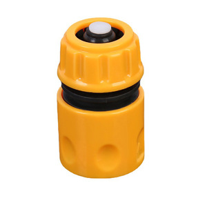 Conector de plástico Guoma Ruixiang para detener el flujo de agua, conexión rápida de 12 mm para adaptador de manguera de lavadora de coches, naranja - Product Image 2