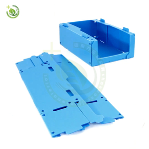 Deposito impilabile magazzino aperto plettro contenitori altri prodotti in plastica contenitori in plastica e scatole in cartone ondulato ESD - Product Image 1