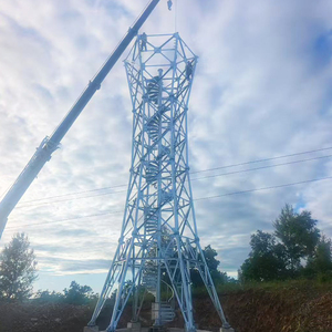 Fuhang FH-08 sân bay Radar thời tiết tháp Viễn Thông Kết Cấu Thép 50 năm phục vụ cuộc sống 10-150m Chiều cao nhúng nóng - Product Image 4