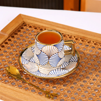 Vente en gros d'ensemble de tasses à café classiques en céramique blanche Tasse à sauce design personnalisé Collection réutilisable en porcelaine