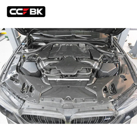 Pour BMW G30 G31 520i 530i 540i 550i F90 M5 2017-2023 Cache de protection d'ouverture du compartiment moteur en carbone sec pour support de radiateur