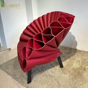 Poltrona Moderna in Stile Nordico per Hall di Hotel, Sedia Morbida per Sala d'<span class=keywords><strong>Attesa</strong></span> <span class=keywords><strong>Ufficio</strong></span>, Poltrona per Reception Club Aziendale - Product Image 4