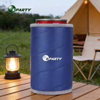 OEM Impression de logo personnalisé Thermos congélateur porte-canette Tube en néoprène 5mm isolé glace bière Stubby titulaire emballé canette glacière