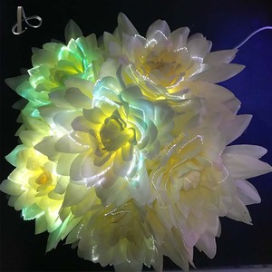 Trang trí nội thất LED sợi quang hoa đèn nhân tạo trang trí cây xương rồng đầy màu sắc ánh sáng - Product Image 4