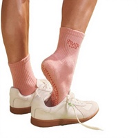 Chaussettes sans couture à logo brodé personnalisé, côtelées numériquement, antidérapantes, respirantes, avec semelle intégrale en silicone à pois pour yoga et pilates
