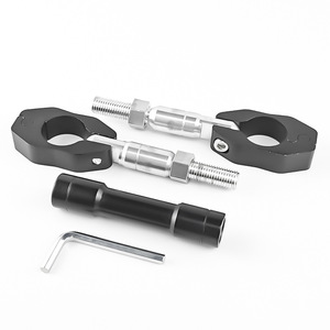 Barre stabilisatrice de guidon de moto Qiangye, extension renforcée noire pour modification de vélo - Product Image 2