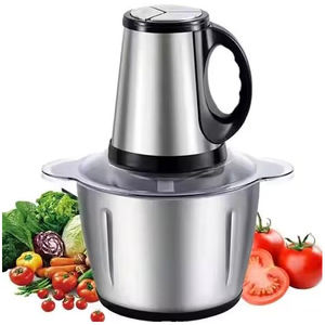 Vente en gros de hachoirs à viande domestiques en acier inoxydable de 3 L, grandes capacités, pour la cuisine, avec fonction de découpe automatique - Product Image 1