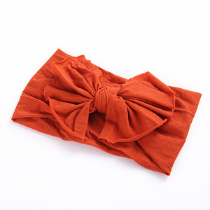Diadema para Bebé Recién Nacido, Banda para el Cabello de Nailon Súper Suave, Turbante con Lazo, Diadema para Niña, Accesorios para el Cabello de Bebé Recién Nacido - Product Image 6