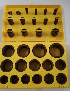 666pcs 41its O טבעת ערכת גומי O-טבעת חבילה Nitrile Oring תיקון תיבה - Product Image 4