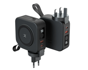 Sạc dự phòng không dây từ tính 5 trong 1 PD 20W, tích hợp cáp, sạc nhanh, sạc dự phòng di động, có đầu sạc <span class=keywords><strong>AC</strong></span> - Product Image 1