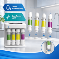 Machine à eau ultrapure de laboratoire Aoda 10L/H, système RO DI, pureté élevée 18,2 M Ohm.cm, faible teneur en organique, protection IP66, purificateur d'eau