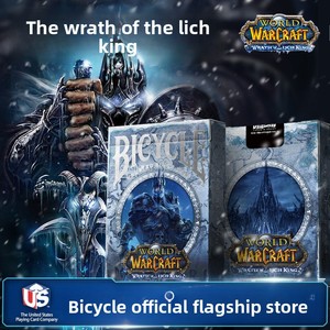 Cartes à jouer classiques Bicycle World of <span class=keywords><strong>Warcraft</strong></span> Wrath of the Lich King, édition limitée, collection de poker, vente en gros / au détail - Product Image 2