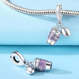 ดีไซน์ดั้งเดิม จี้ทองแดงเคลือบเงาสำหรับผู้หญิง แฟชั่นเครื่องประดับ DIY สร้อยข้อมือ ขายส่ง - Product Image 3