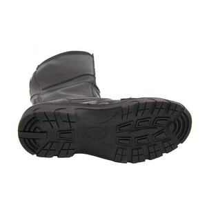 รองเท้าบูตหนังสีดำของผู้ชาย,รองเท้าบูตหนังสีดำดีไซน์ไฮเอนด์จากโรงงานประเทศจีน - Product Image 5