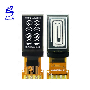 Pantalla OLED de cristal líquido de 0,78 pulgadas SH1107, pantalla pequeña de 128x80, pantalla sin marco, interfaz SPI/IIC - Product Image 2