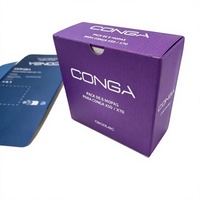 Caja de Regalo Plegable Rígida de Cartón Corrugado Moderno, Impresión de Logotipo Personalizada, Impresión UV, Grabado en Relieve, Materiales Reciclados, Embalaje Cosmético