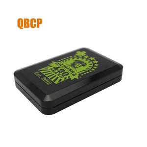 hinged rectangular cigarette tin box with custom logo