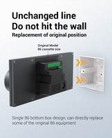 Amplificador de Pared para Control de Hogar Inteligente de 7 Pulgadas con Pantalla Táctil Gateway Tuya Zigbee Sistema de Domótica para Hogar Inteligente