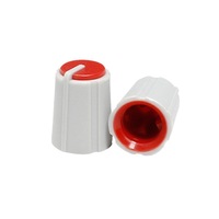 Potentiomètre de bouton de commande de volume bicolore en plastique de vente chaude