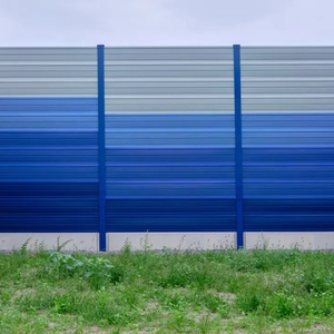 Clôture acoustique extérieure commerciale Murs <span class=keywords><strong>de</strong></span> barrière acoustique à micropores pour la réduction du bruit en PVC acrylique Installations distribuées - Product Image 4