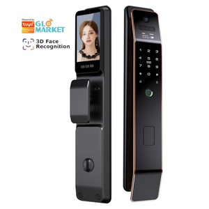 Glomarket 3D Face Recognition Door Lock <b>Camera</b> Fully Automatic Tuya Remote Control Biometric Fingerprint Smart Digital Lock - Product Image 1