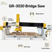 Máquina de Grabado en Piedra CNC PLC de 5 Ejes, Refrigerada por Agua, con Motor de Engranajes, para Mármol, Granito, Cuarzo, Pizarra, Grosor y Longitud Personalizables