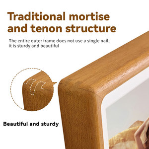 High Quality Nordic Style Walnut Solid Wood <strong>Photo</strong> <strong>Frames</strong> Double Sided <strong>A5</strong> Picture <strong>Frames</strong> Wholesale High Demand - Product Image 3