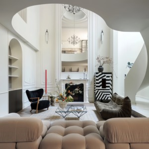 Rendu 3D <span class=keywords><strong>français</strong></span> moderne haute définition - Design d'intérieur professionnel, décoration de salon, chambre, hôtel, restaurant - Product Image 1
