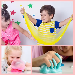AKIACO ผู้ผลิตของเล่นสไลม์สำหรับเด็กแบบ DIY ปลอดสารพิษ สไลม์คริสตัลรูปหัวใจสำหรับเด็ก - Product Image 6