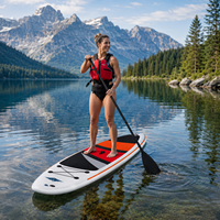 Planche de SUP gonflable 10'6 personnalisable OEM/ODM avec logo, polyvalente, en PVC durable, accessoires complets, vente en gros directe usine