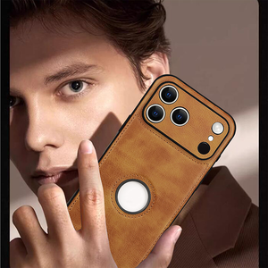 Nueva Funda de Cuero PU <span class=keywords><strong>para</strong></span> Teléfono Celular <span class=keywords><strong>iPhone</strong></span> X XR XS 11 12 13 17 Pro Max <span class=keywords><strong>7</strong></span> 8 14 15 16 <span class=keywords><strong>Plus</strong></span>, Marco Suave de TPU, Funda Protectora Antigolpes - Product Image 3