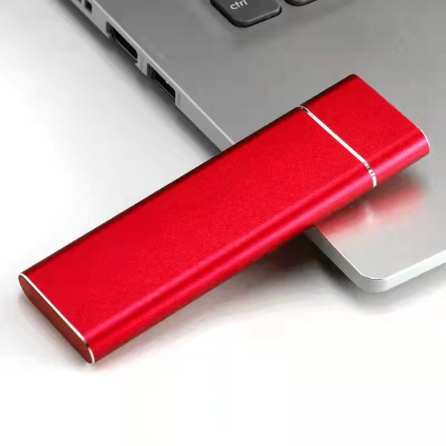 Portable 1TB External SSD SATA USB 3.0 Gen2 Type-C Aluminum Alloy Shell 430-480MB/s Read 410-430MB/s Write for Laptop & Desktop