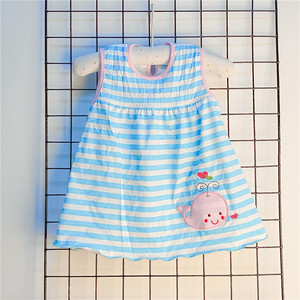 Estate 100% cotone bambino bambine gonna vestiti appena nati da 12 a 18 mesi abiti per bambini abbigliamento per bambini vestiti casual per bambini - Product Image 5