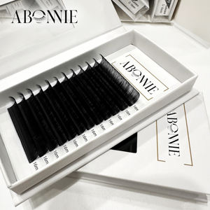 Extensions de <span class=keywords><strong>cils</strong></span> Abonnie personnalisées noir mat foncé 03, extensions de <span class=keywords><strong>cils</strong></span> en velours, plateaux de <span class=keywords><strong>cils</strong></span> coréens, extensions de <span class=keywords><strong>cils</strong></span> volume - Product Image 2