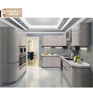 פרודקו מותאם אישית ארון ריהוט ארונות מטבח עיצובים מודרניים סטים מלאים מוכנים להרכיב עבור פרויקט - Product Image 3