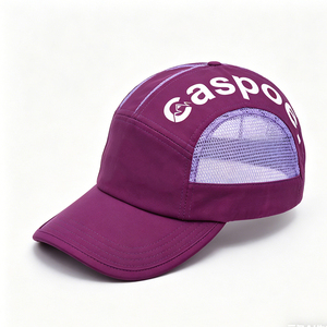 <b>PURPLE</b> LIGHTWEIGHT CANVAS QUICK DRY SPORTS CAP LOGO BREATHABLE ADJUSTABLE BASEBALL CAP MEN/WOMEN TRAVEL OUTDOOR HIKING CYCLING - Product Image 3