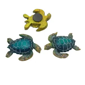 Malaysia Saint Lucia Seychelles souvenir resin turtle fridge magnet