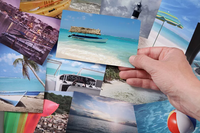 Kit de collage de cartes postales personnalisées 4x6 5x7, décoration murale, autocollants muraux, affiche photo, kit de collage de cartes postales brillantes