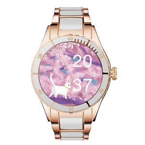 Nouvelle montre connectée pour femmes avec appels Bluetooth, surveillance de la fréquence cardiaque, de l'oxygène sanguin et du cycle, compatible avec les systèmes iOS et Android - Product Image 5